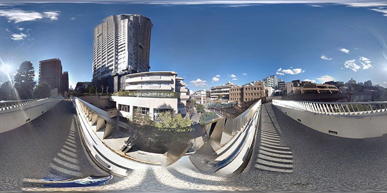 「Googleストリートビュー」アプリを使って撮影した写真